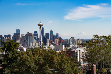 Fototapeta premium Seattle, Washington, USA Skyline