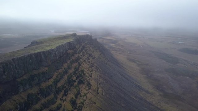 Aerial View over Western Iceland
