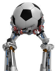 Robotic Arm Three Fingers, Football Hold