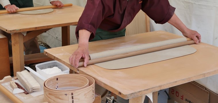 蕎麦打ち職人