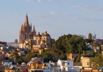 Cityscape of San Miguel de Allende in Mexico 