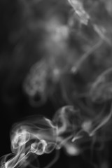 Movement of white smoke