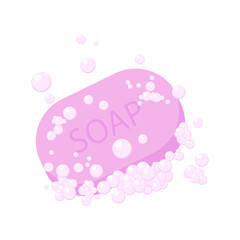 Soap. Vector. Isolated.