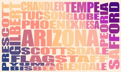 Image relative to usa travel. Arizona state cities list