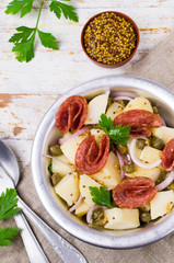Traditional potato salad