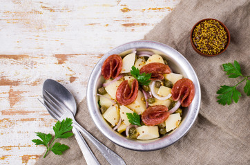 Traditional potato salad