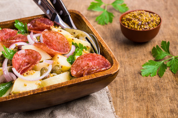 Traditional potato salad