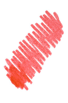 marker stain stroke and marks, paint and ink decorative element red marker texture background.