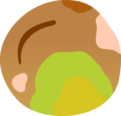 Rotten peach illustration 2