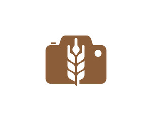 Photo Wheat Logo Icon Design Element