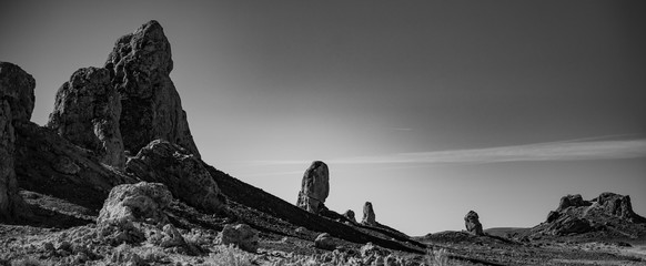 Naklejka premium Death Valley, Trona Pinnacles, Father Crowley Overlook
