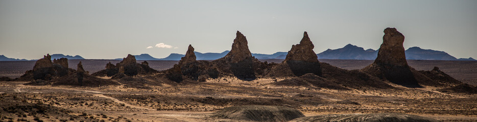 Fototapeta na wymiar Death Valley, Trona Pinnacles, Father Crowley Overlook