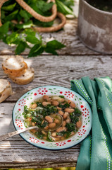 Nettle and White Bean Soup
