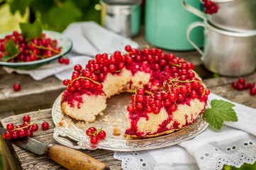Red Currant Upside Down Bundt Cake