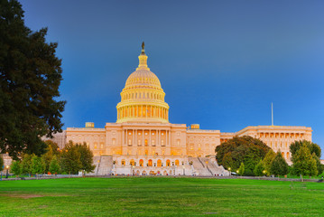 Washington, USA, United States Capitol, often called the Capitol Building.