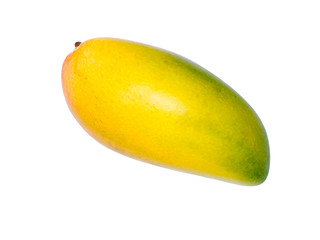 Close up mango on white background