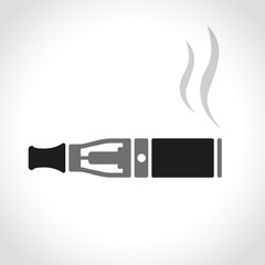 e-cigarette icon on white background