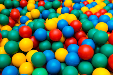 Colorful plastic balls for kids toys