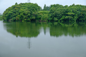 Fototapeta premium ふるさとの田園風景7
