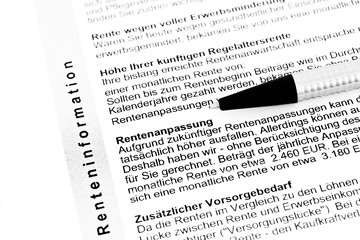 Rentenanpassung