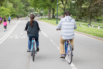 Fototapeta premium Couple Bike Ride