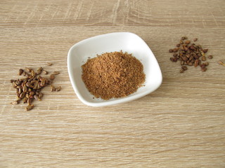 Traubenkernmehl aus Traubenkernen