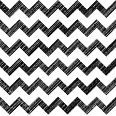 Seamless chevron pattern with grunge texture