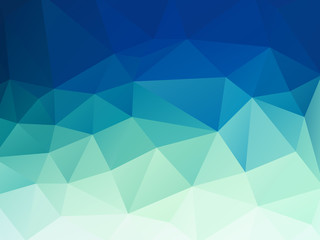 abstract green blue pastel polygonal vector background