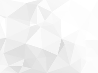 gray paper polygonal vector background