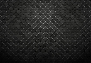 abstract black metal tile background