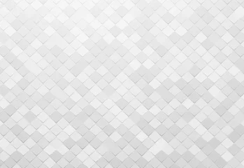 Fototapete Mosaik graue quadratische Fliesentapete