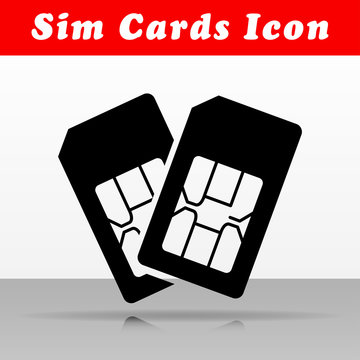 sim cards vector icon design