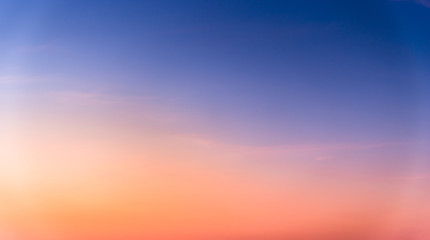 Obraz na płótnie Canvas Sunset sky background.
