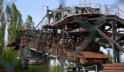 Schaufelbagger SRs1452 am Berzdorfer See (Görlitz-Hagenwerder)