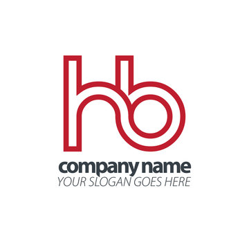 Initial Letter HB Design Logo