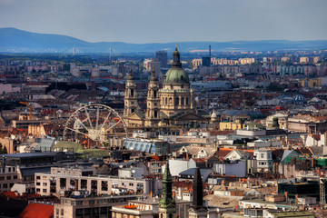 Fototapeta na wymiar City of Budapest cityscape in Hungary