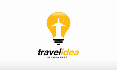 Travel Idea logo designs concept vector illustration