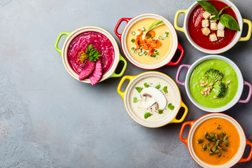 Vegetable cream soups