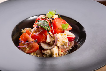 Tomato and feta cheese salad