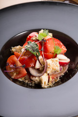 Tomato and feta cheese salad
