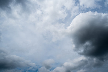 Obraz premium dark storm clouds with background,Dark clouds before a thunder-storm.