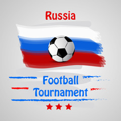 Illustration of background for Football Tournament
