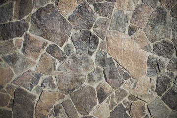 Pattern of decorative stone wall background