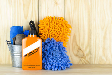 Car wash equipment or car cleaning product such as   brush with mitts and microfiber tank and  etc,...