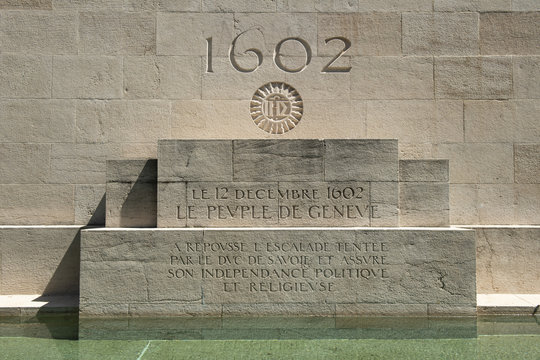 Reformationsdenkmal, Escalade, Genf, Schweiz