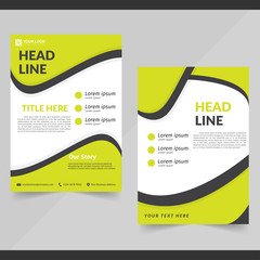 Business brochure,  flyer, cover design template.