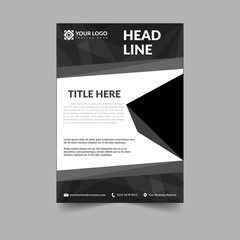 Business brochure,  flyer, cover design template.