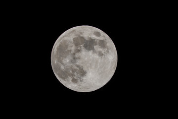 Full moon in a sky at night