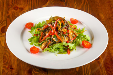 Salad with chicken and glass noodle
