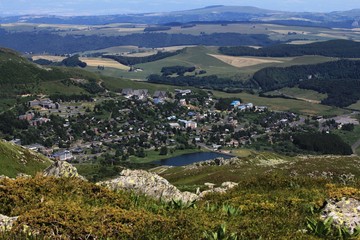 paysage d'Auvergne, massif du Sancy